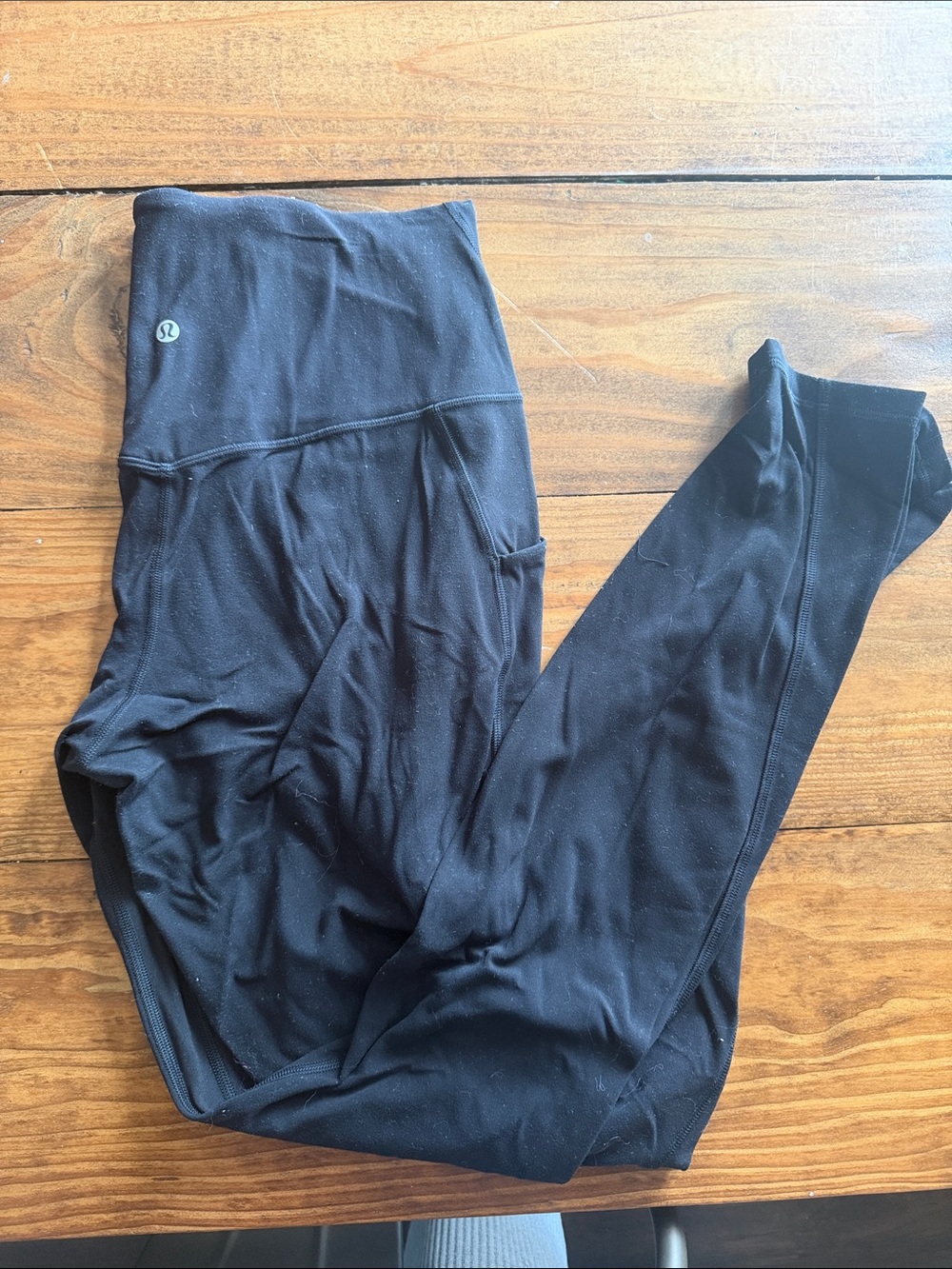 lululemon athletica Black Align Leggings with pocket